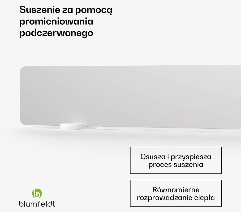Blumfeldt Osuszacz ścian na podczerwień DryWave, 50-150 W, osusza farbę i tynk
