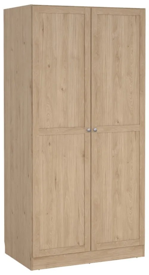Szafa w dekorze dębu w naturalnym kolorze 99x200x62 cm Billund – Tvilum