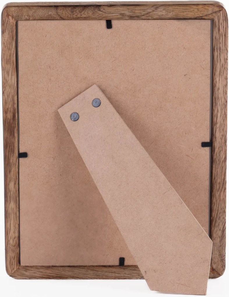 Drewniana ramka na zdjęcie, stojąca, z drewna mango