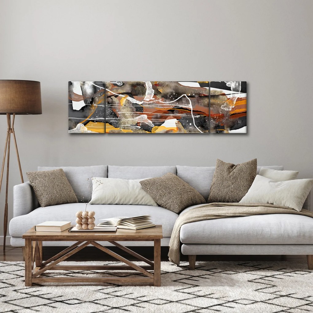 Obraz - Abstrakcja (170x50 cm)
