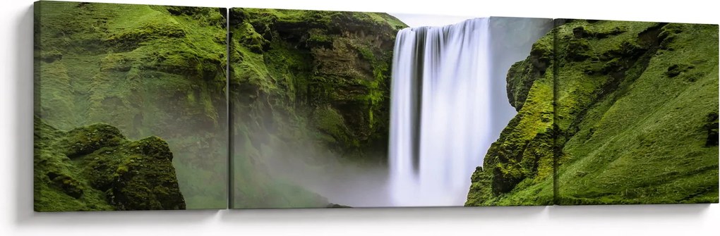 Obraz wodospadów (170x50 cm)