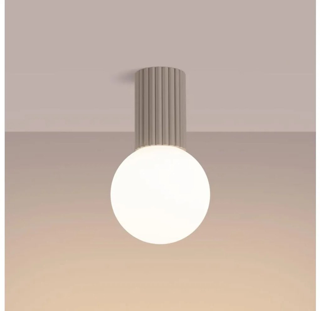 Sollux SL.1743 - Plafon łazienkowy HALO 1xG9/8W/230V IP44 beżowy