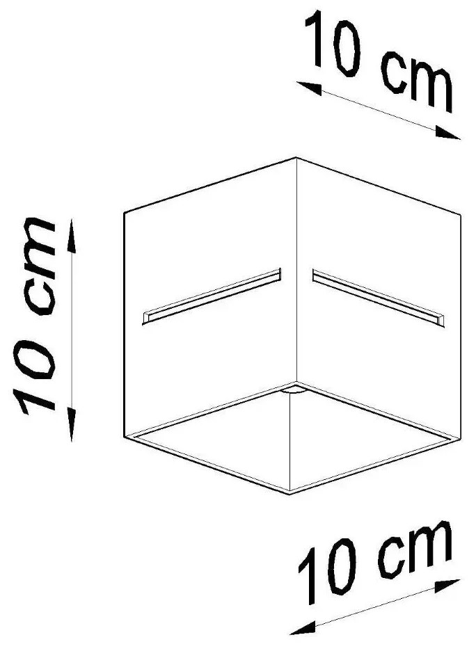 Plafon LOBO szary SOLLUX  LIGHTING