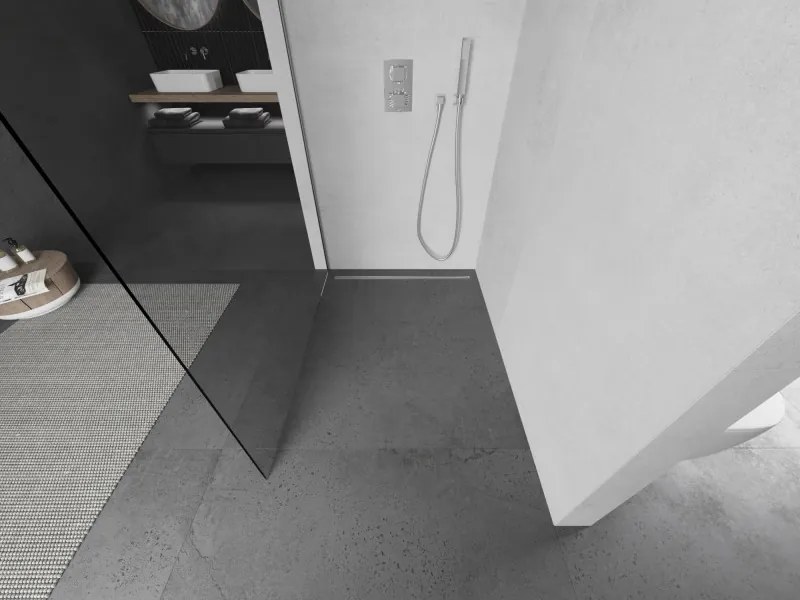 Mexen Kioto ścianka prysznicowa Walk-in 60 x 200 cm, transparent 8 mm, chrom - 800-060-101-01-00