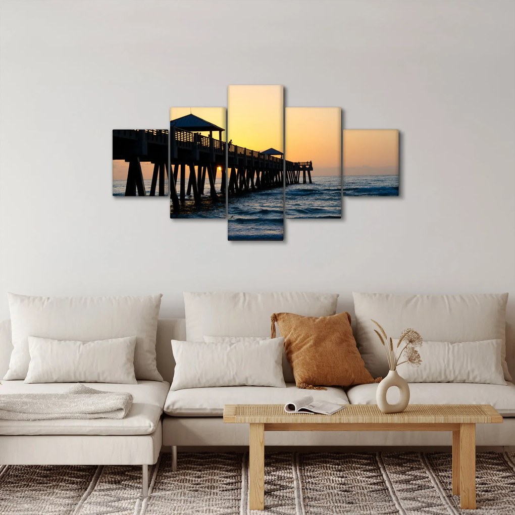 Obraz na plaży (125x70 cm)