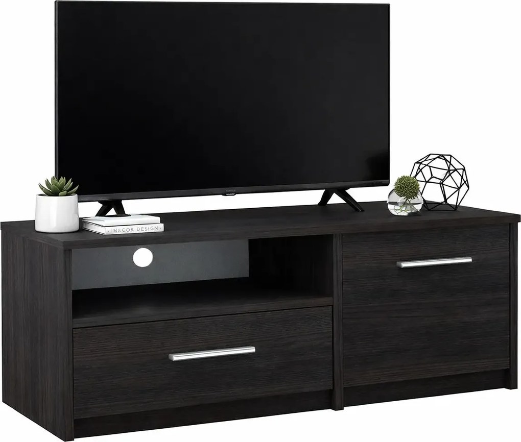 Szafka RTV pod telewizor z szufladą i drzwiczkami wenge Z9-R03