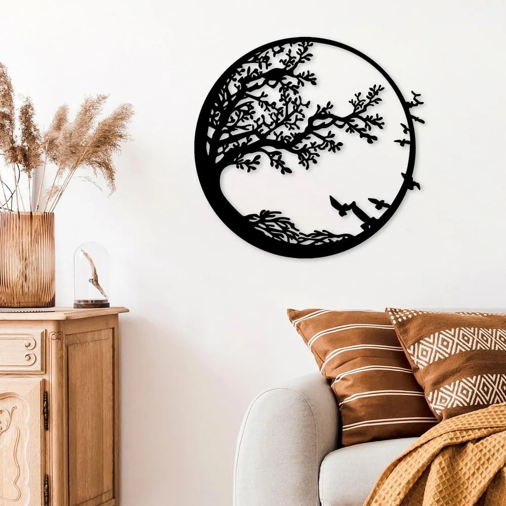 Metalowa dekoracja ścienna 68x66 cm Tree – Wallity