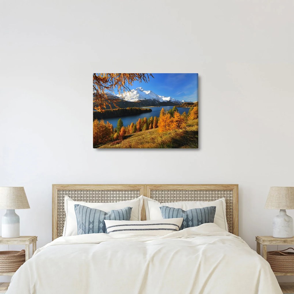 Obraz - Jesień w Alpach (70x50 cm)