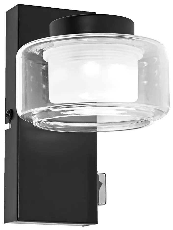 Osram - LED łazienkowy kinkiet ORBIS FLAME LED/5,5W/230V IP44 czarny