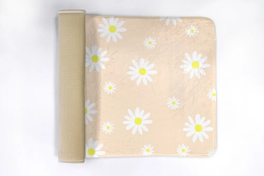 Dywanik łazienkowy Dywanik łazienkowy Kwiaty wzór