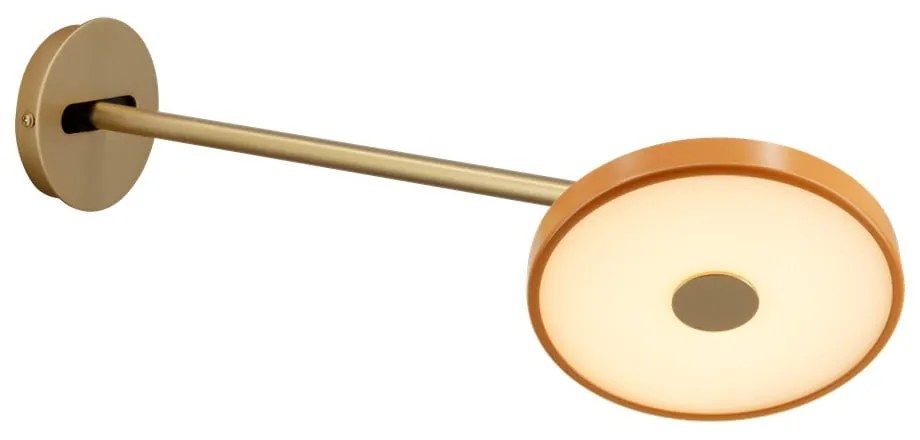Pomarańczowy kinkiet LED ze ściemniaczem ø 15 cm Asteria Wall Long – UMAGE