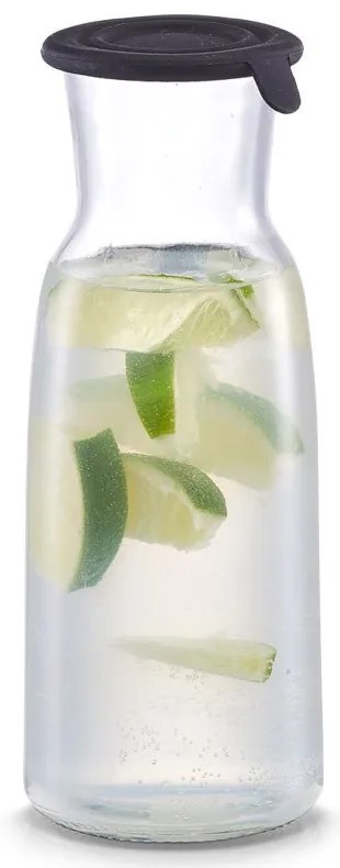 Szklana karafka z silikonową pokrywką, 700 ml