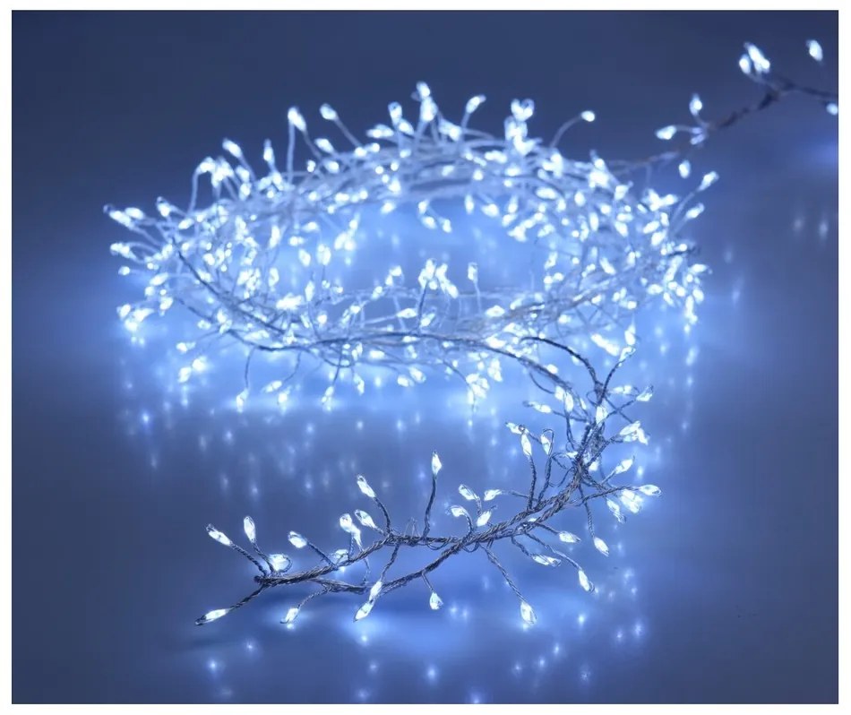 Bożonarodzeniowy drut świetlny Martiel zimny biały, 100 LED, 50 cm