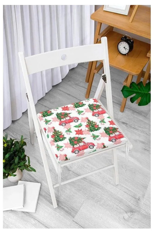 Poduszka na krzesło ze świątecznym motywem 40x40 cm Full Ride – Mila Home