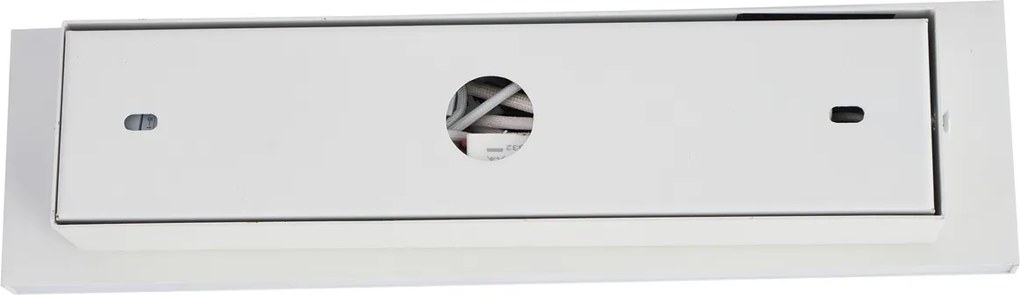 Nowoczesna biała regulowana lampa ścienna z USB-C, w zestawie LED - Modric