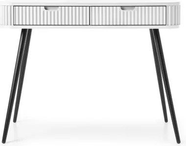 ZURI Toaletka T-103 biała | czarne nogi