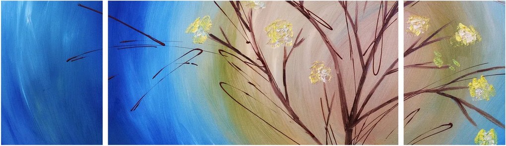Obraz - Drzewo zakrywające słońce (170x50 cm)