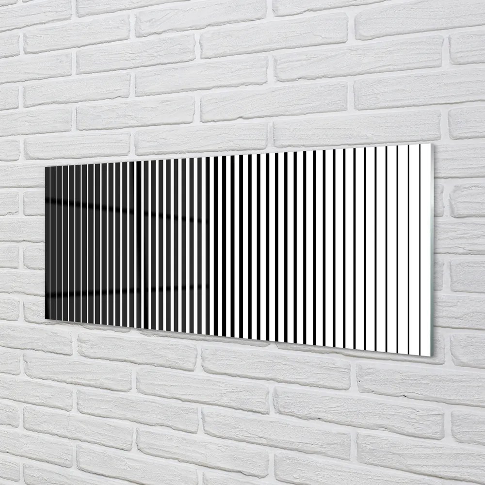 Panel Szklany Gradientowy Wzór Zebry