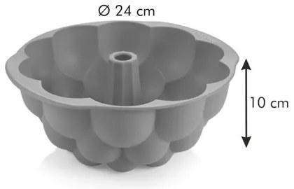 Tescoma Forma na babkę wysoka DELÍCIA SiliconPRIME, 24 cm