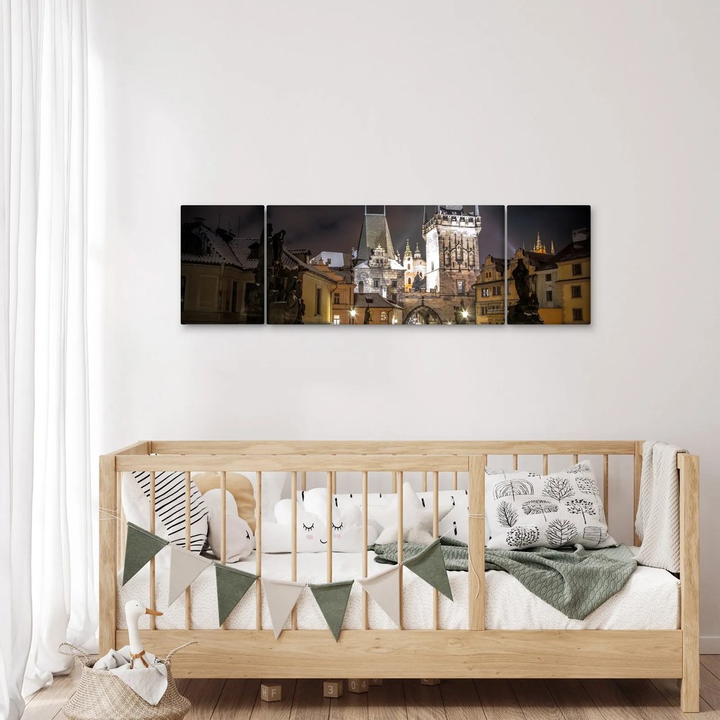 Obraz oświetlonej Bramy Pyłu (170x50 cm)