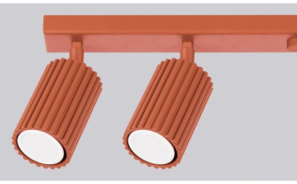 Ceglasta lampa punktowa 6,5x117 cm Gleam – Sollux