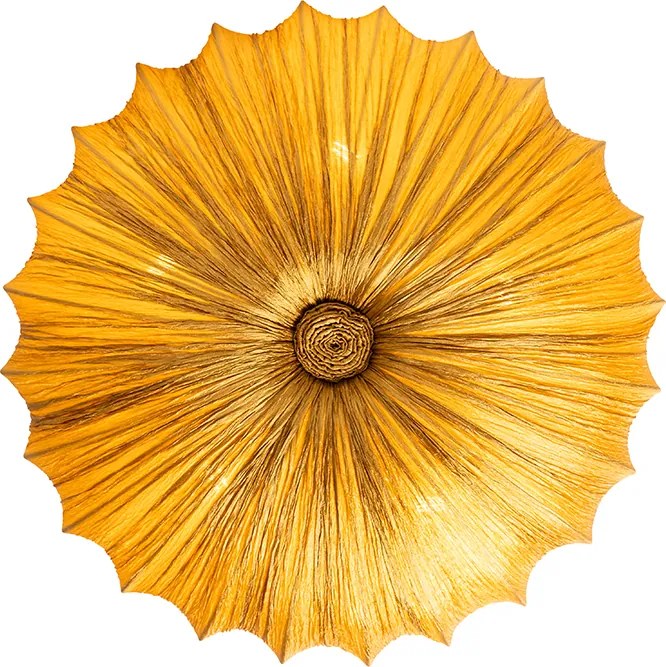 Designerska lampa sufitowa złota 60 cm 5-świateł - Plu