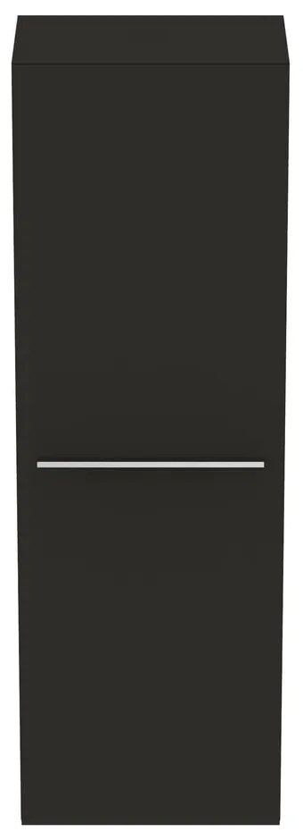 Antracytowa wysoka wisząca szafka łazienkowa 40x120 cm i.Life A – Ideal Standard