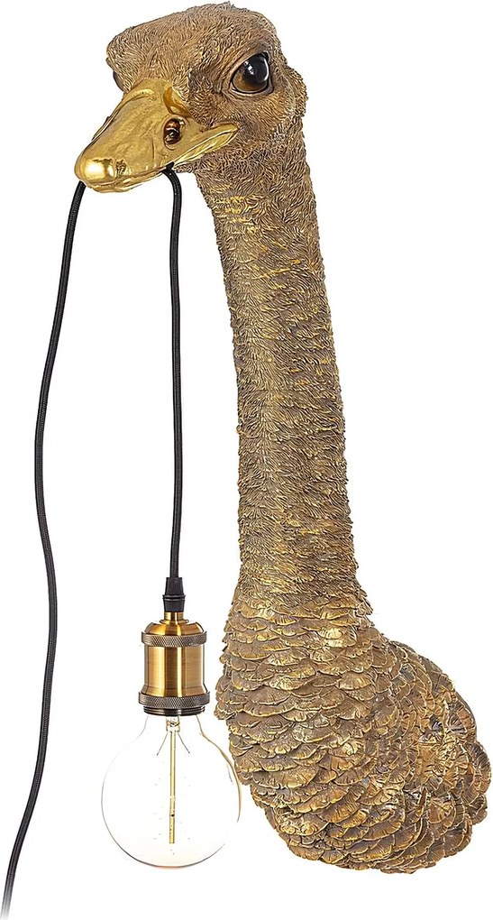 Lampa ścienna Gold Ostrich 72cm