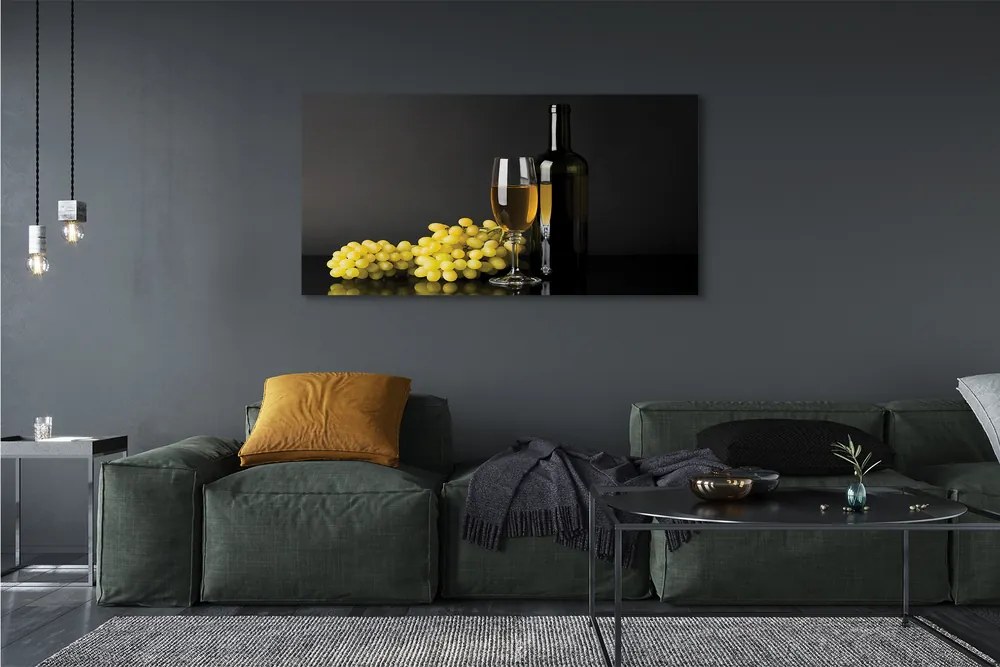Zdjęcie na płótnie Wino W Towarzystwie Owoców