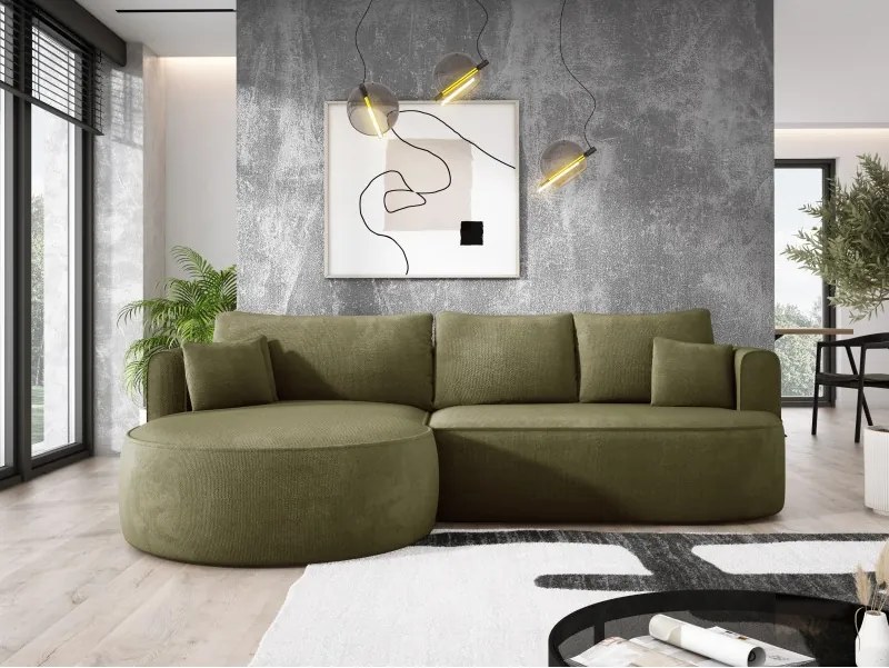 Narożnik FIORE L wolnostojący Prawostronny tkanina Memphis 11 WERSAL