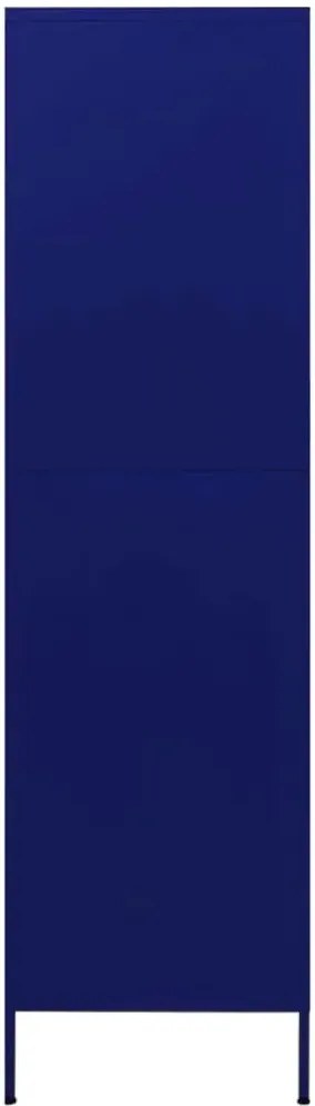 Granatowa szafa stalowa wielofunkcyjna D3-T46