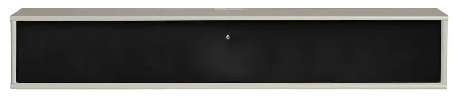 Czarno-beżowa szafka pod TV 133x22 cm Mistral – Hammel Furniture