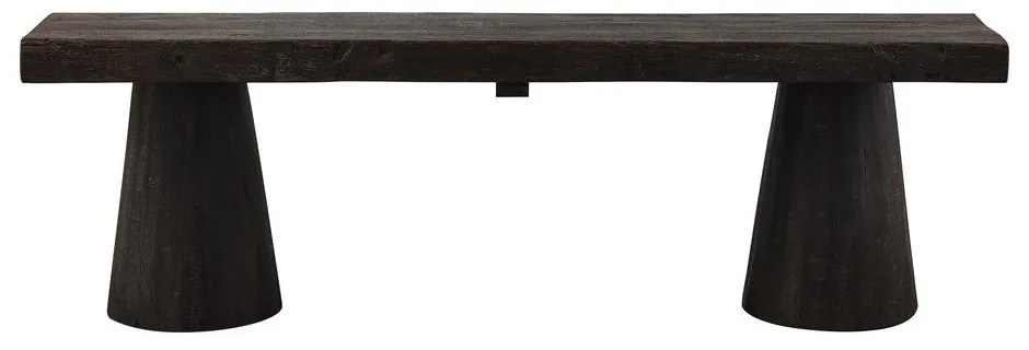 Ciemnobrązowa ławka Clyde – WOOOD