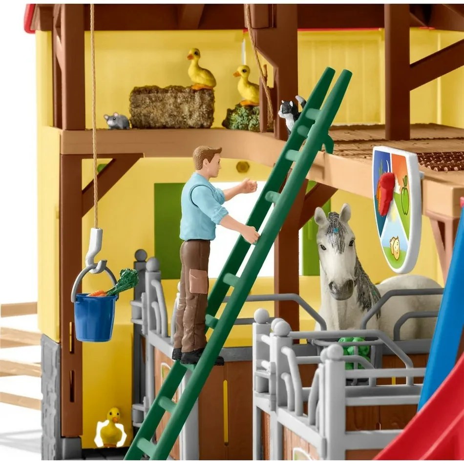 Schleich 42485 Stajnia z akcesoriami, 60 x 40 x 29,5 cm