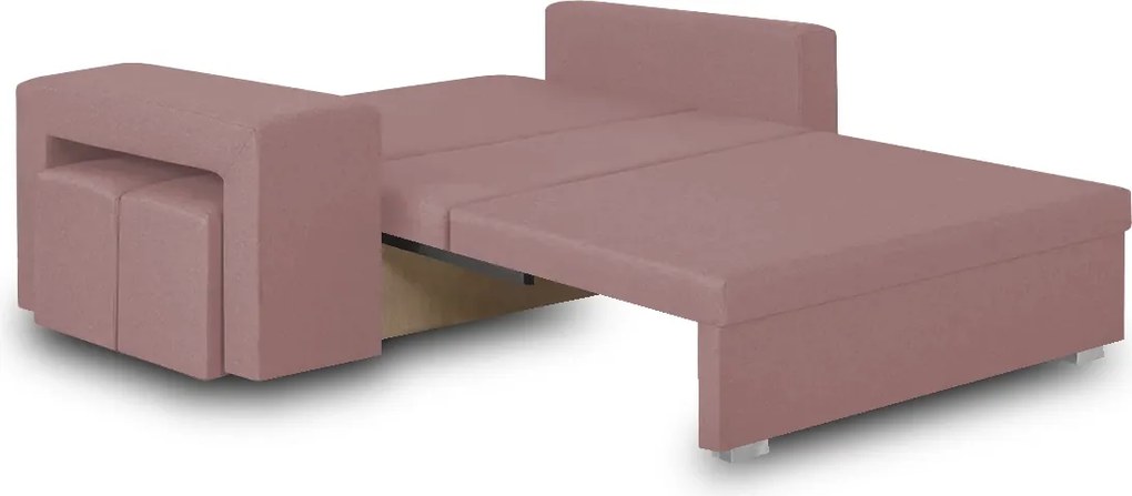 Sofa kanapa 2 os z funkcją spania MILO2 Musztardowy