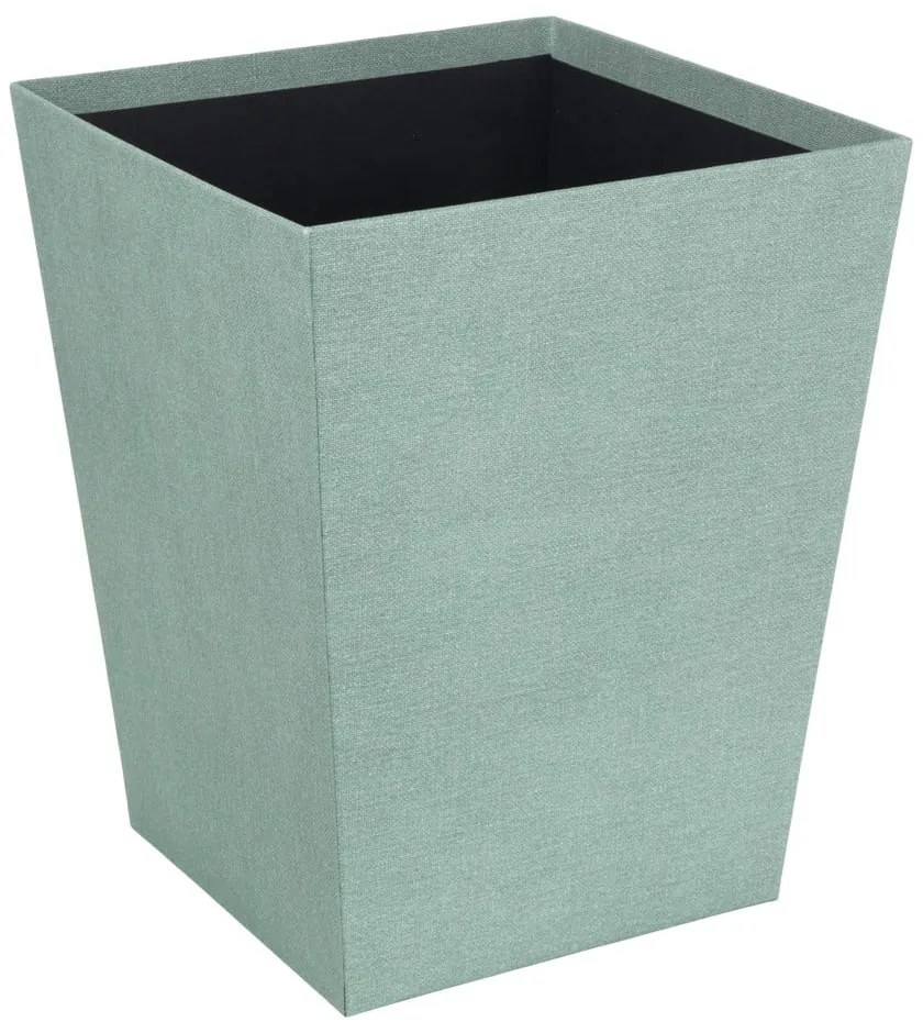 Zielononiebieski biurowy kosz na śmieci Sofia Canvas Paper Laminate – Bigso