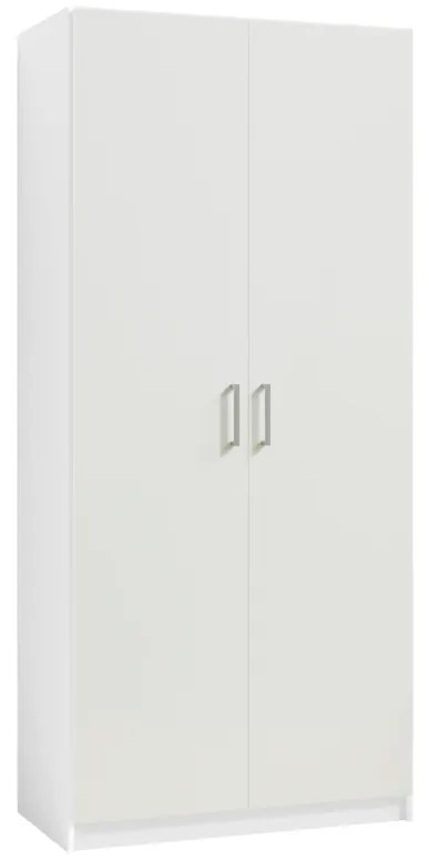 Szafa 2-drzwiowa - szer. 92 cm - Biały - BELOMY