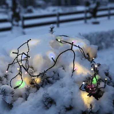 Multikolorowe nowoczesne lampki choinkowe LED