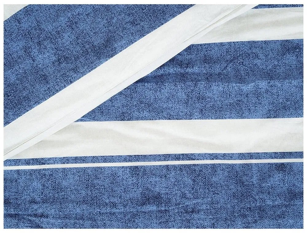 Niebieska pościel jednoosobowa z kory 140x200 cm Blue Line – B.E.S.