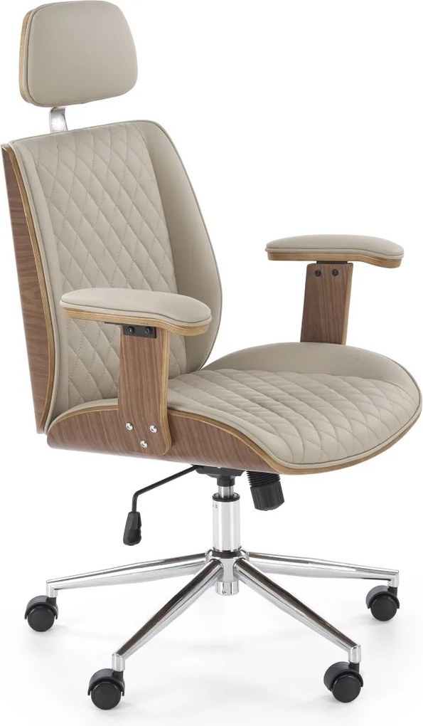 Fotel biurowy z oparciem ze sklejki Timber Halmar