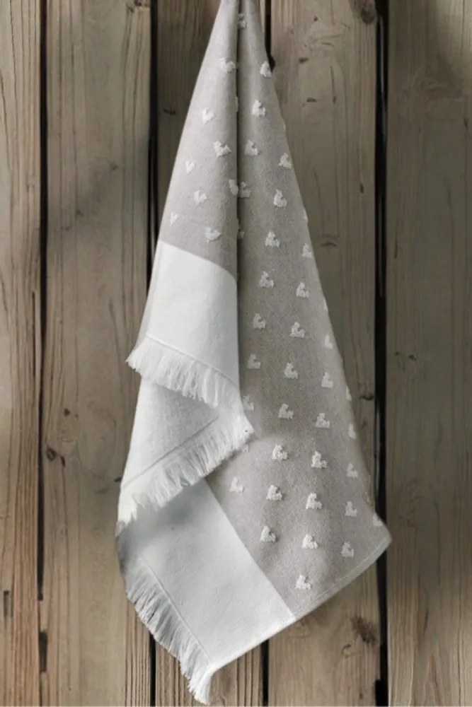 Ręcznik kuchenny HEARTS Miętowy 50 x 70 cm