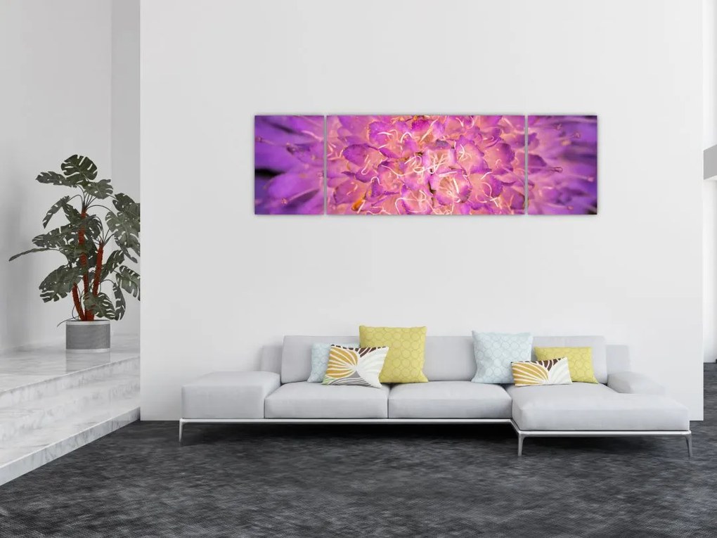 Szczegółowy obraz kwiatu (170x50 cm)