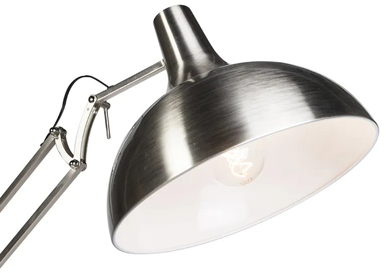 Designerska lampa podłogowa stalowa - Hobby