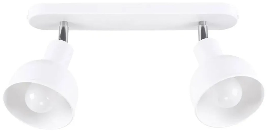 Biała metalowa dwupunktowa lampa sufitowa - A623 C3-B59