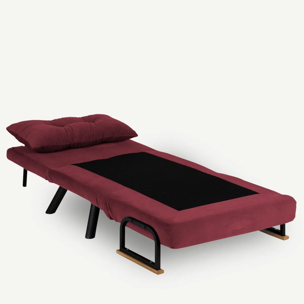 Fotel Sando Single Maroon