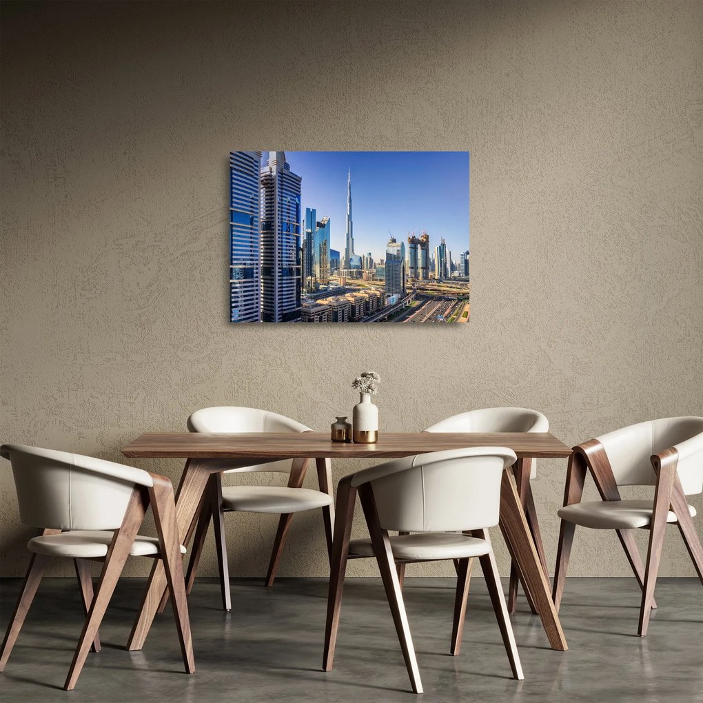 Obraz na szkle - Dubaj rano (70x50 cm)