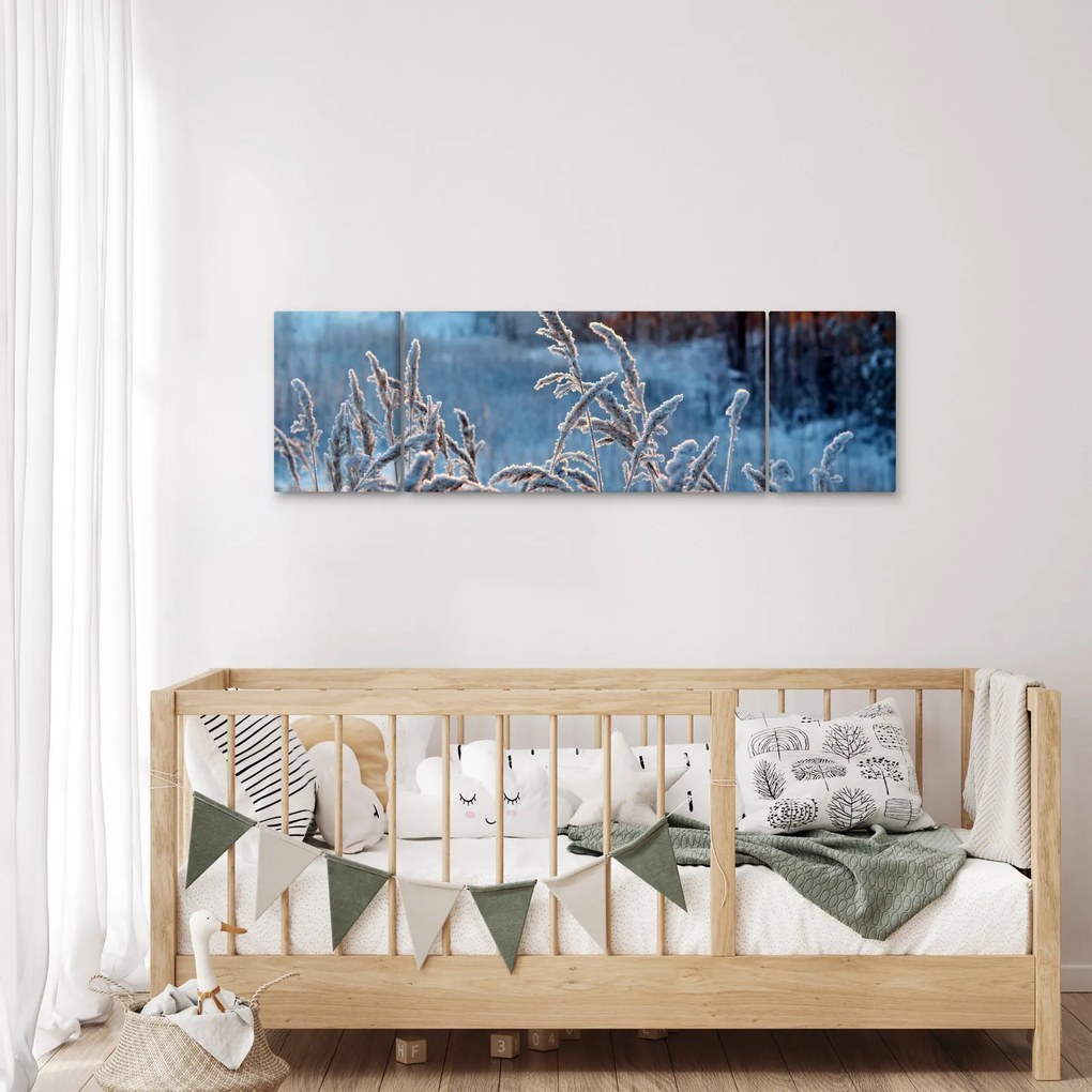 Obraz - Zimowa łąka (170x50 cm)
