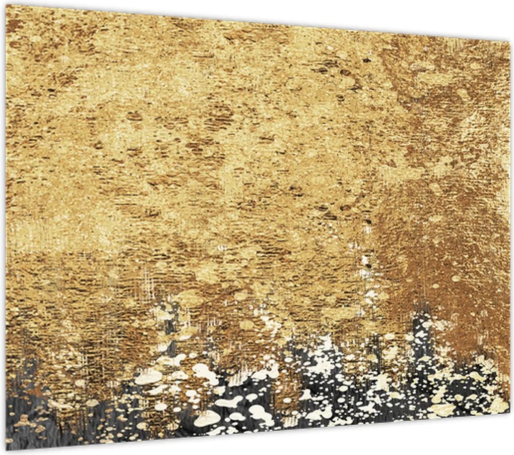 Obraz - Złota struktura N⁰3 (70x50 cm)