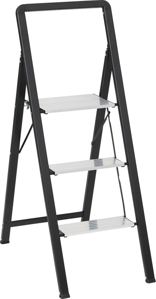 Drabina aluminiowa 3-stopniowa EASY, wys. 105 cm