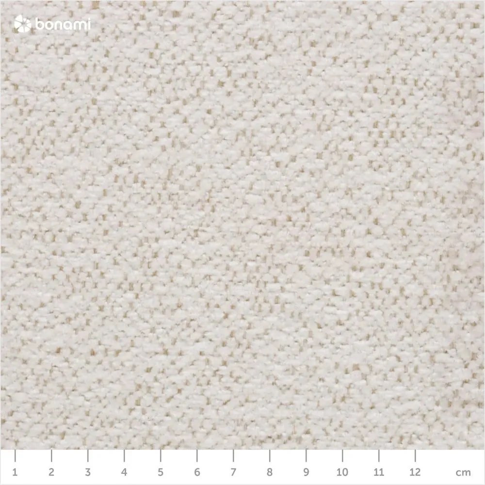 Biała sofa z tkaniny szenilowej 278 cm Everest – Bobochic Paris